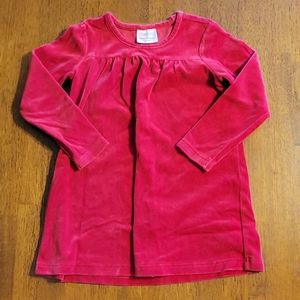 Red girls 4t Hanna Andersson Velvet dress